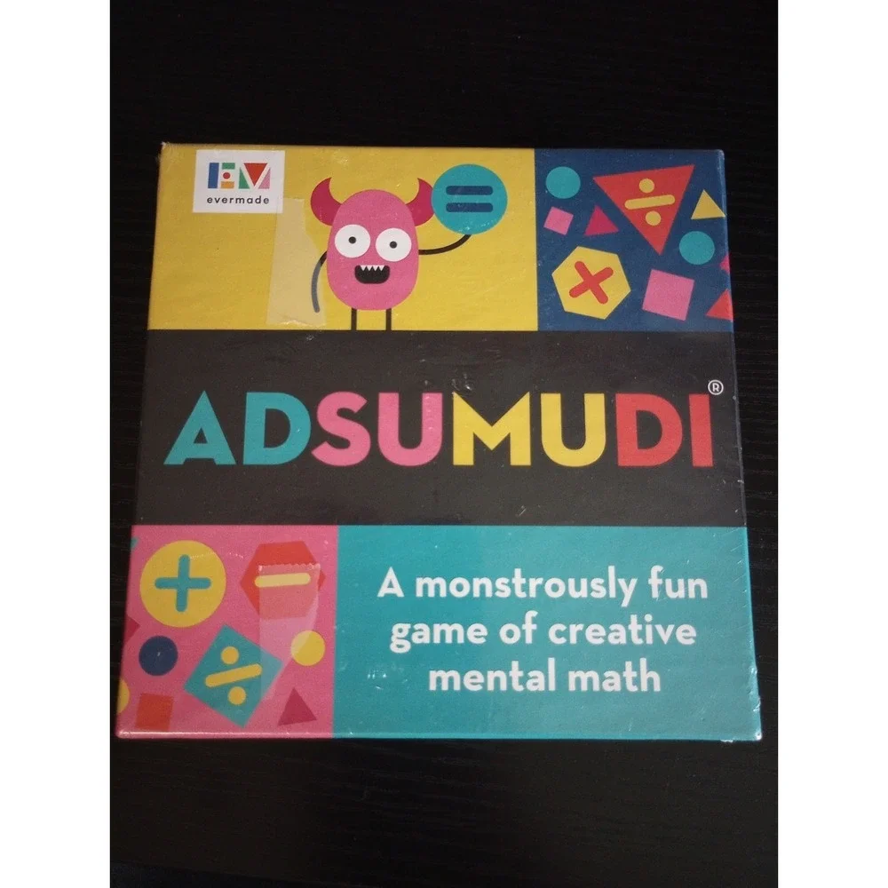 Adsumudi Math Game - The Monstrously Fun, Smart Game for Kids to Practice Math